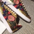 Gucci Ace embroidered low-top sneaker gold